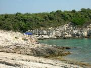 piccola baia in punta
