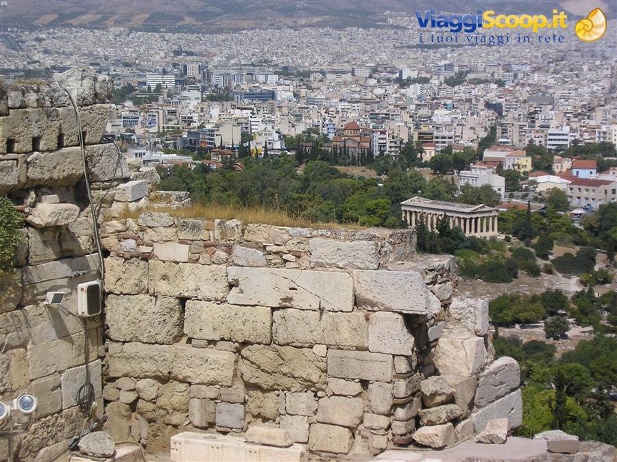 panorama di Atene dall'acropoli