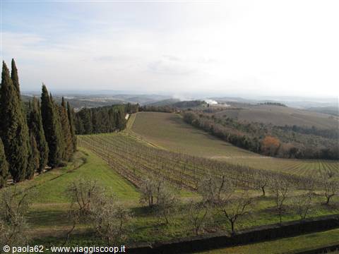 panorama dal castello di Brolio