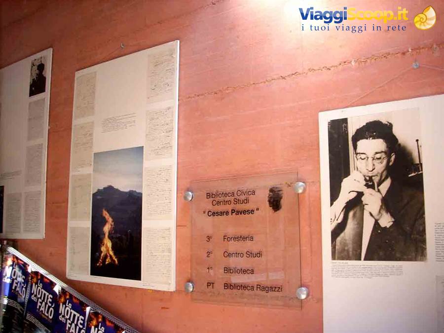 Documenti e foto su Cesare Pavese presso la Biblioteca