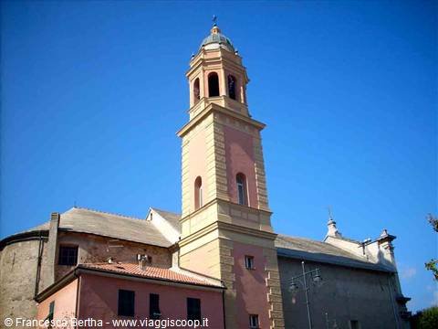 Il campanile della Parrocchiale di Valleggia