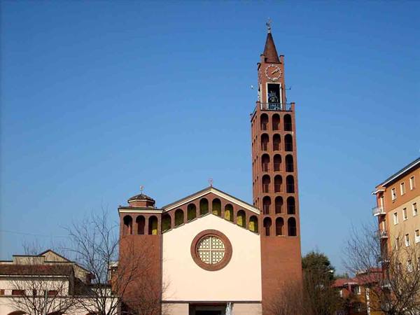 La chiesa parrocchiale della frazione Buon Gesù