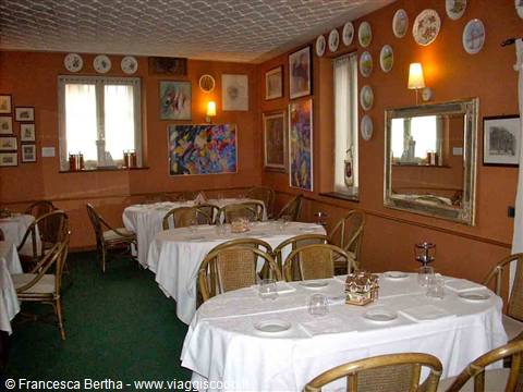 Nella sala del Ristorante La Quinta di Lodi