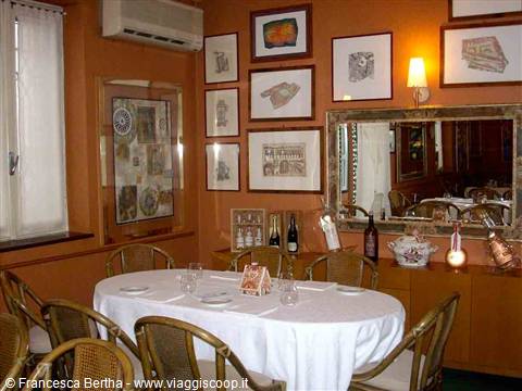 Presso i tavoli del Ristorante La Quinta di Lodi