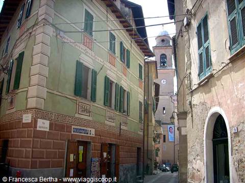 Nel centro storico di Sassello