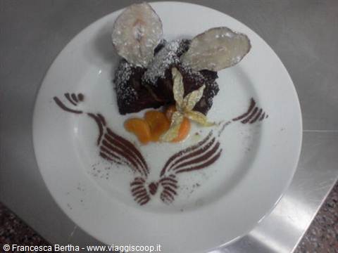 Uno sfizioso dolce del Ristorante Antichi Sapori