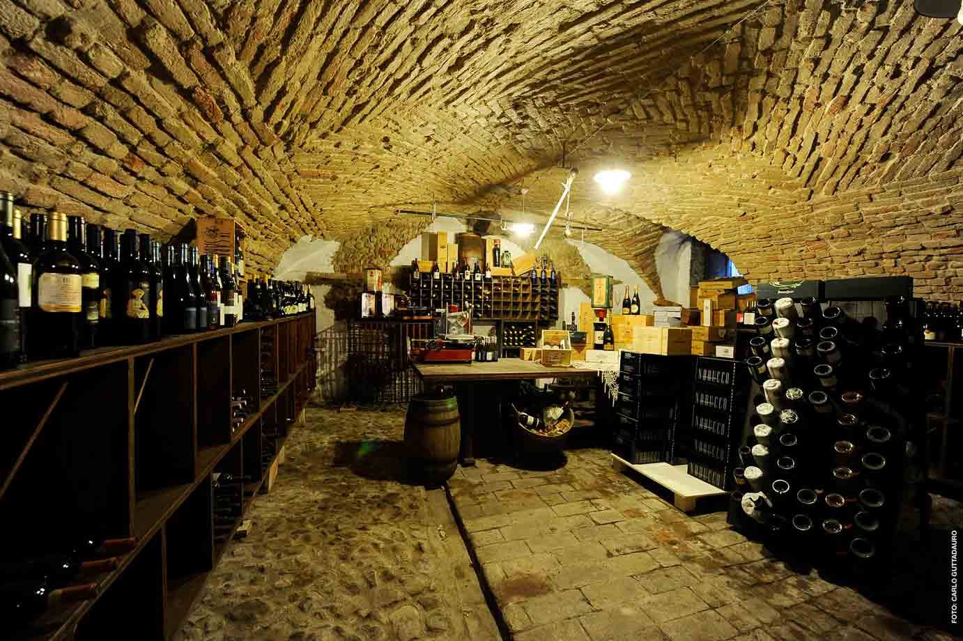 La cantina del Ristorante Il Trovatore