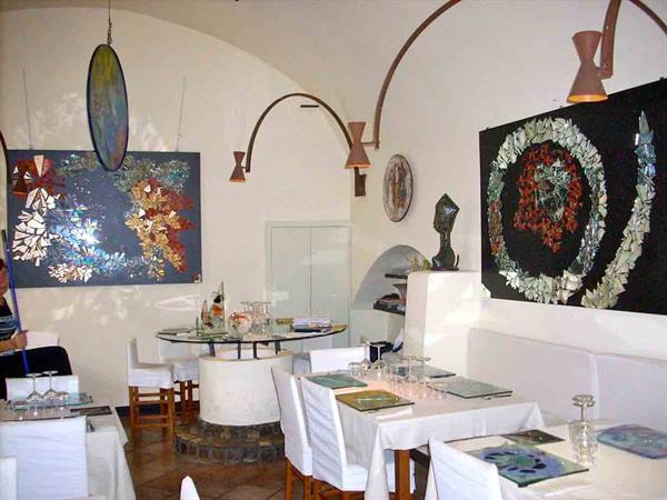 Nella sala dell'Osteria del Varadrillo