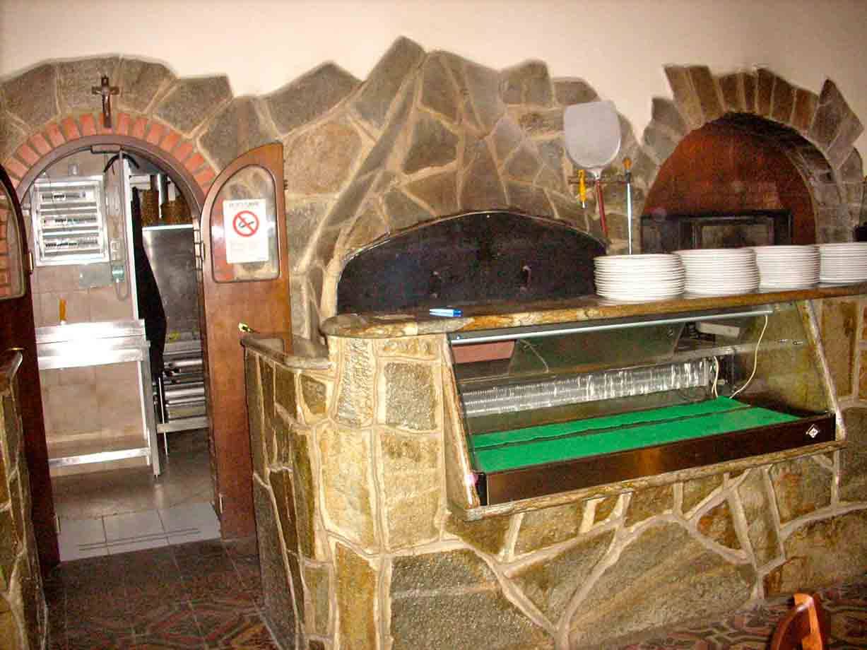 Il forno del ristorante di Villa degli Incantesimi