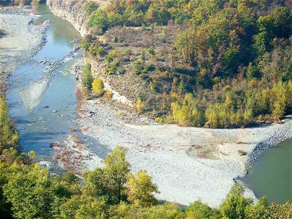 Veduta sul torrente Piota