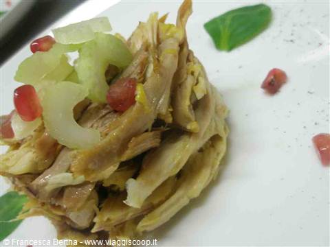 Prelibatezze della Trattoria La Casa di Bacco