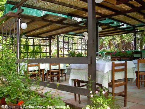 Il dehor del Ristorante da Marietto
