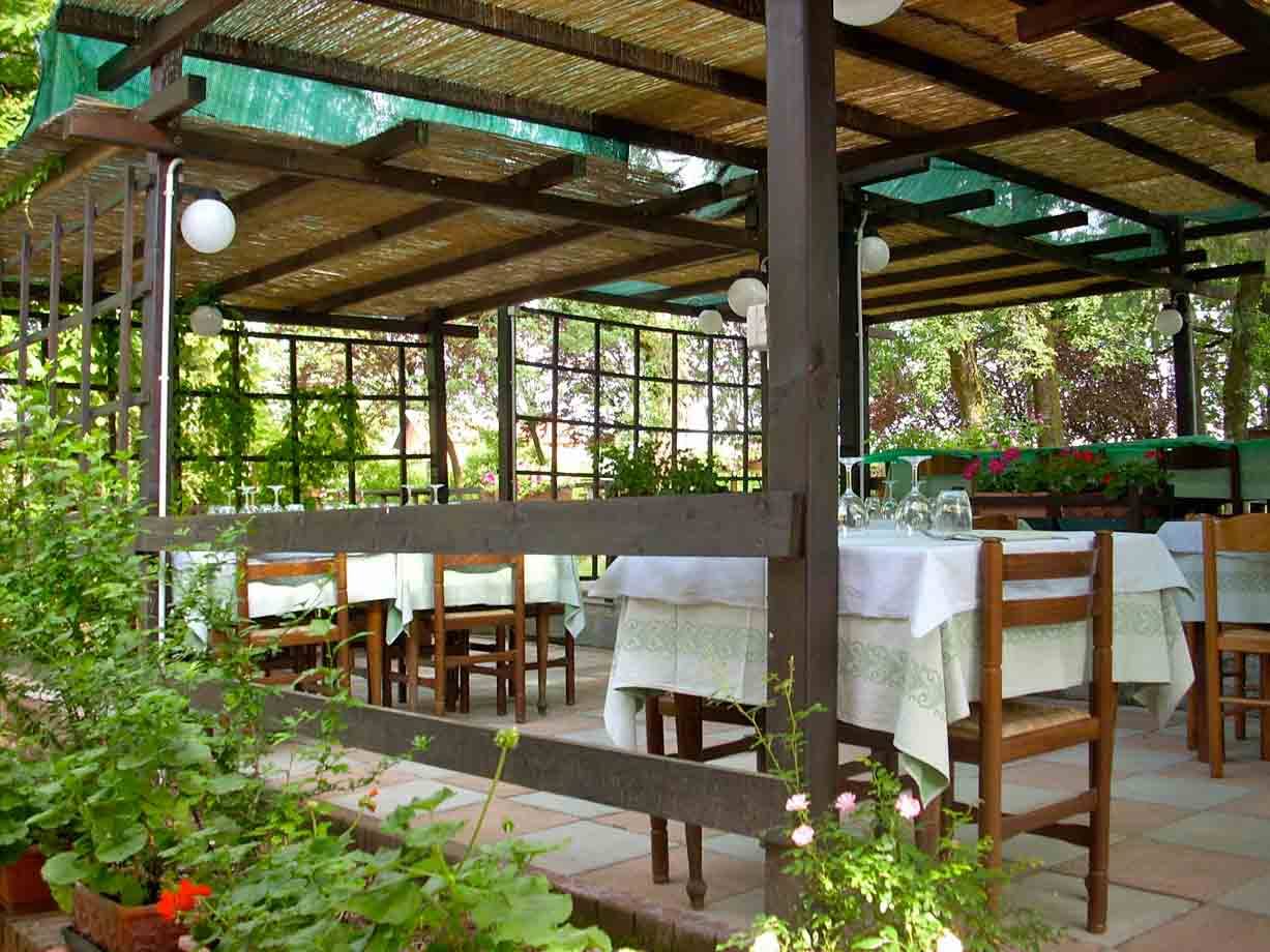 Il dehor del Ristorante da Marietto