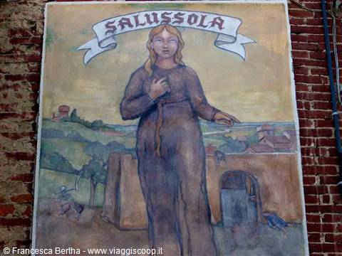 Un affresco a Salussola