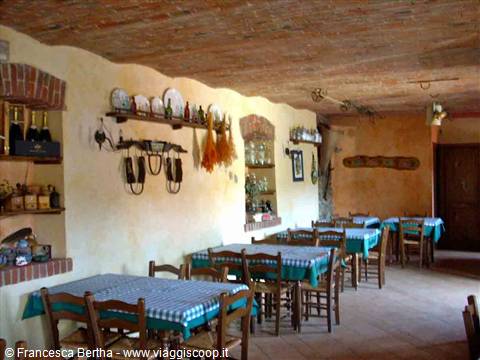 La sala dell'Agriturismo Gemma