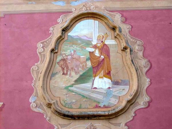 L'affresco della leggenda dell'orso