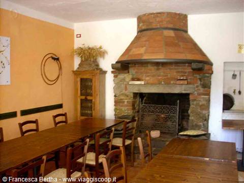 La sala dell'Agriturismo Cascina Torrine