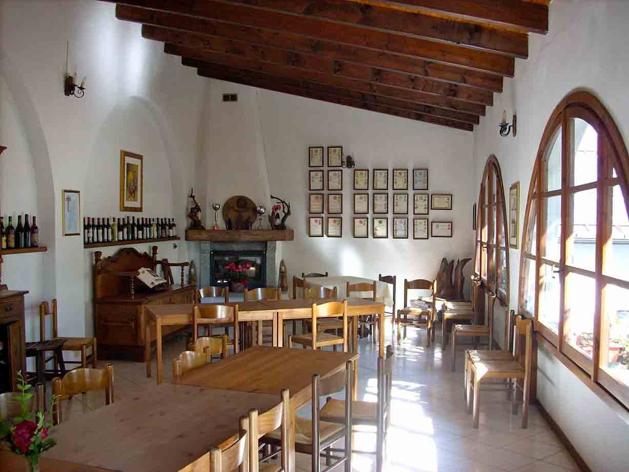 Nelle sale dell'Agriturismo Bottazza