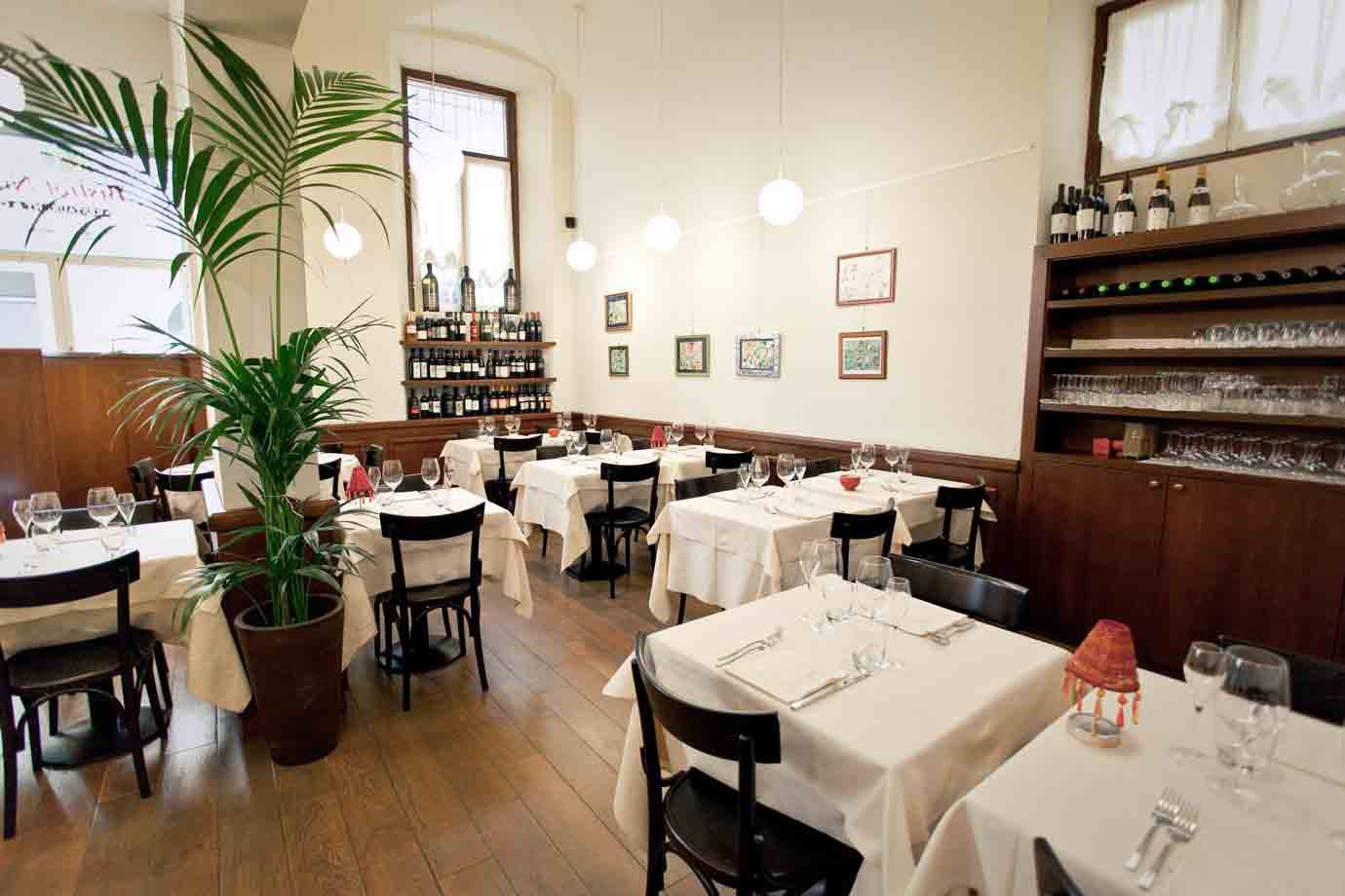 La sala del Bistrot Nuares
