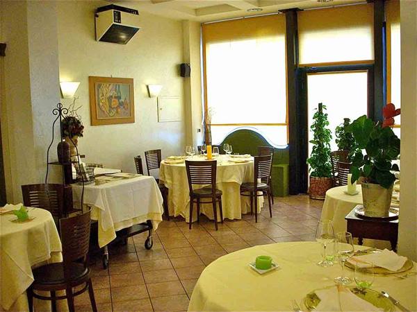 Una delle sale della Trattoria Colonna
