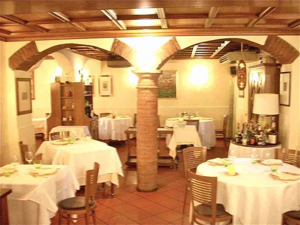 La sala più antica della Trattoria Colonna