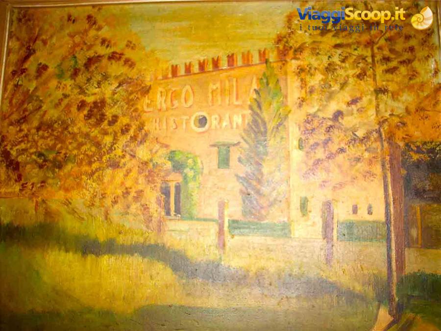 L'Albergo Ristorante Milano in un dipinto