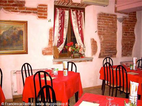 Nella sala dell'Albergo Ristorante Milano
