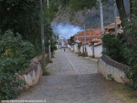 Entrando a Villa de Leyva