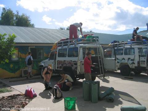 Preparativi per Fraser Island