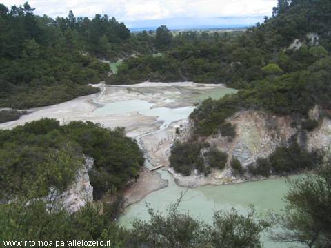 Tavolozza del pittore a Wai-o-tapu