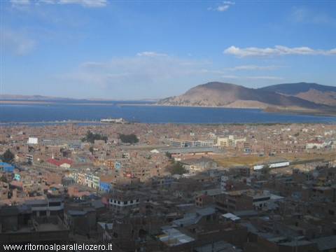 Visione aerea di Puno