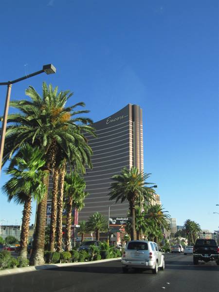 l'arrivo a Las Vegas 