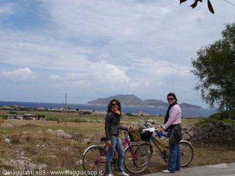 passeggiando in bicicletta..