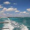 ... ci allontaniamo dalla riva... oggi IMMERSIONE ISOLE CAYMAN 