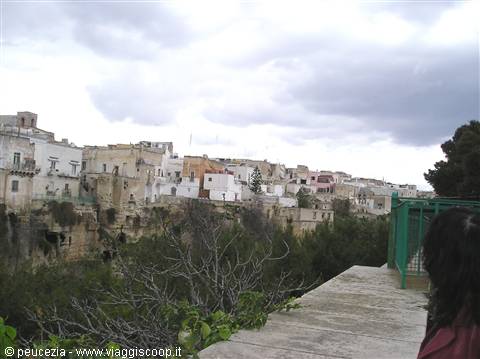 panorama della gravina di Massafra