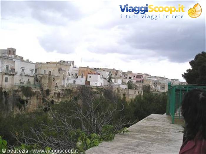 panorama della gravina di Massafra
