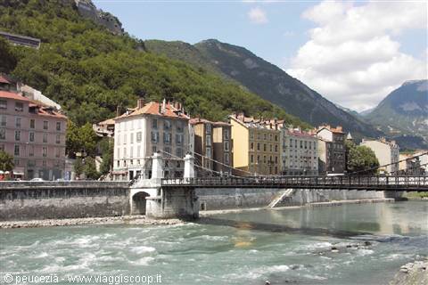 il fiume Isère a Grenoble