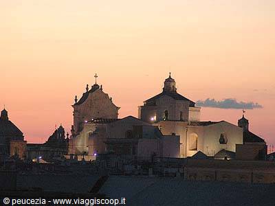basilica al tramonto