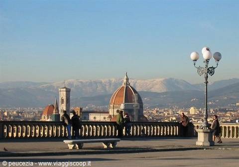 il piazzale Michelangelo