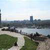 vista dalla fortezza Kalemegdan di Belgrado sul Danubio e Sava BOSNIA E HERZEGOWINA 