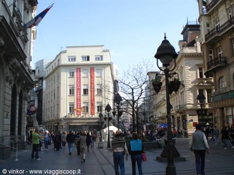 Belgrado: la strade pedonale Kneza Mihajlova