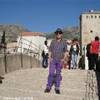 Io sul ponte di Mostar coi pantaloni grillini viola BOSNIA E HERZEGOWINA 