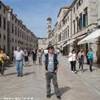 Dubrovnik. il sottoscritto nello Stradun BOSNIA E HERZEGOWINA 