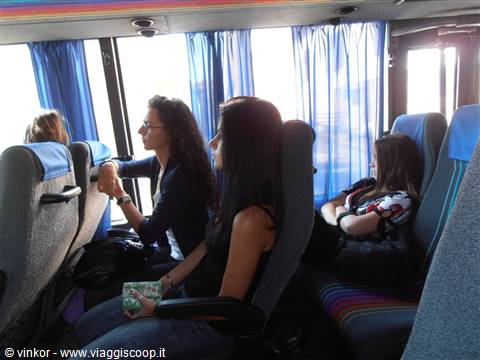 belle ragazze slovacche nell'autobus