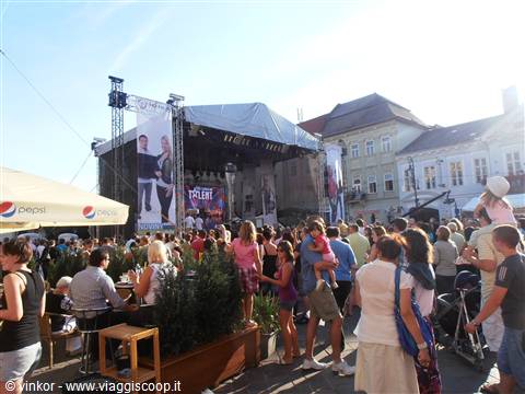 concerto in piazza a Kosice