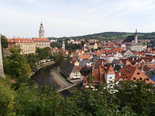 panorama di Cesky Krumlov