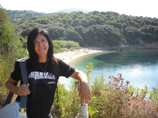 la splendida spiaggia di Zuccale