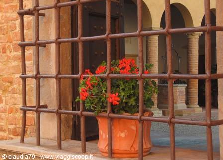 Castelli e borghi medievali in Toscana. Certaldo Alto (FI) Palazzo Stiozzi Ridolfi