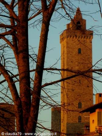 Castelli e borghi medievali in Toscana, autunno a San Gimignano (SI)