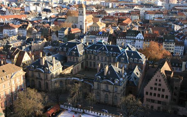 Strasburgo panorama dalla terrazza della cattedrale